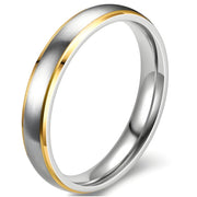 Muški Prsten KN-17577 - Srebrna / Zlatna / 62mm KP17577