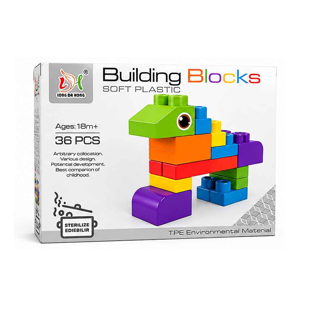 Naziv proizvoda Velike mekane kocke Big Soft Building Blocks – 36 dijelova