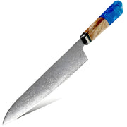 Damaskasti kuhinjski nož KU-20028 - Chef / Plava / 36cm KP20028