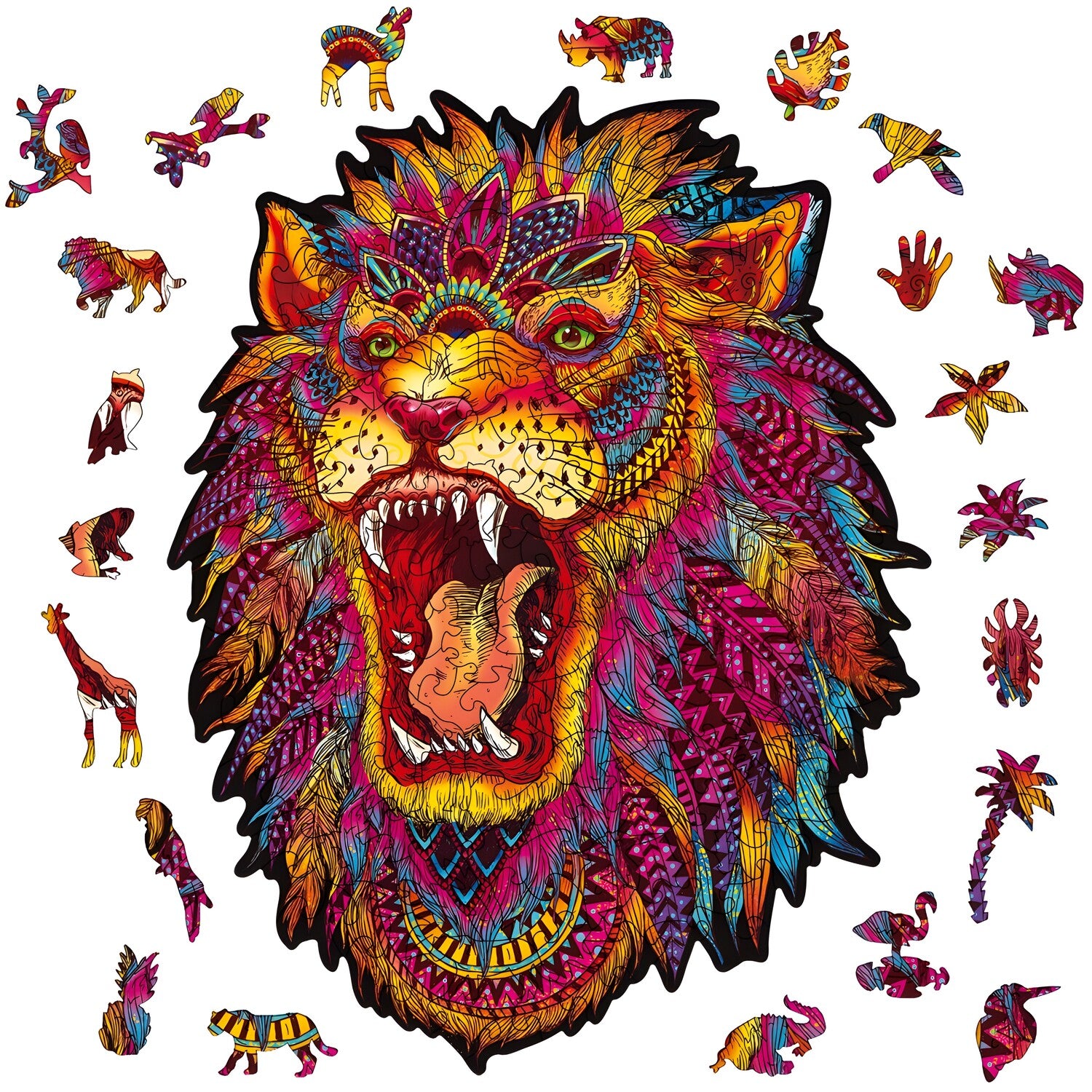 Drvene puzzle - Leon / L KP21847