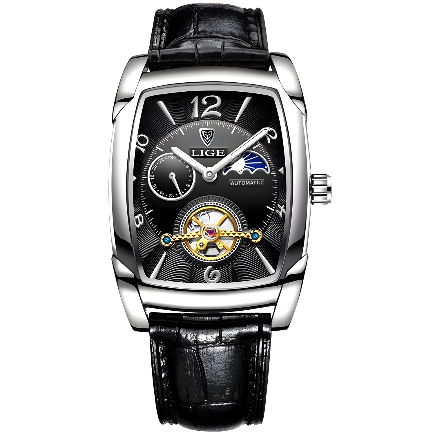 Sat LIGE OR-35199 - Crna / Srebrna KP35199