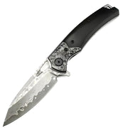 Damaški outdoor sklopivi nož MA-31695 - Crni KP31695