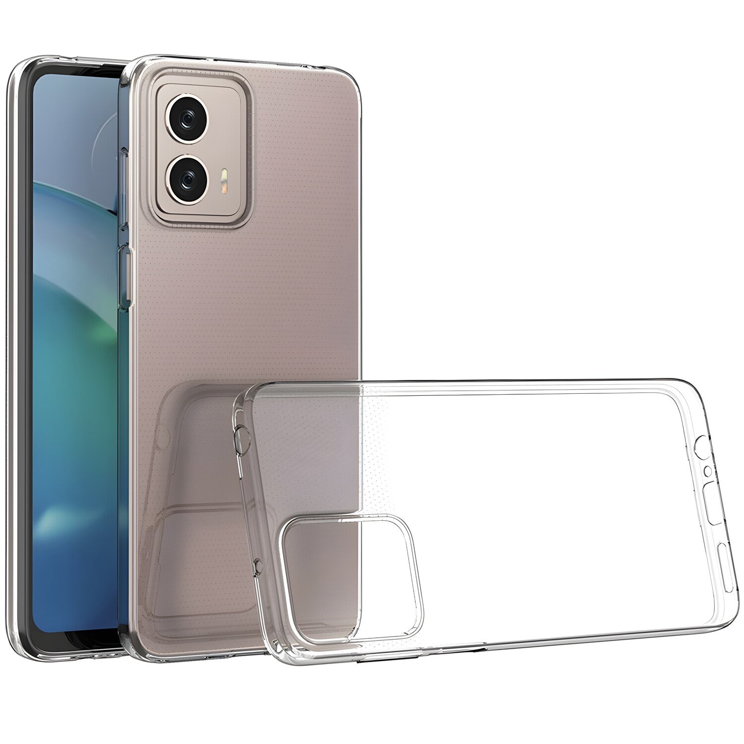Przezračno zaštitno kućište za Motorola Moto G13/Moto G23/Moto G53 - Prozirna KP29515