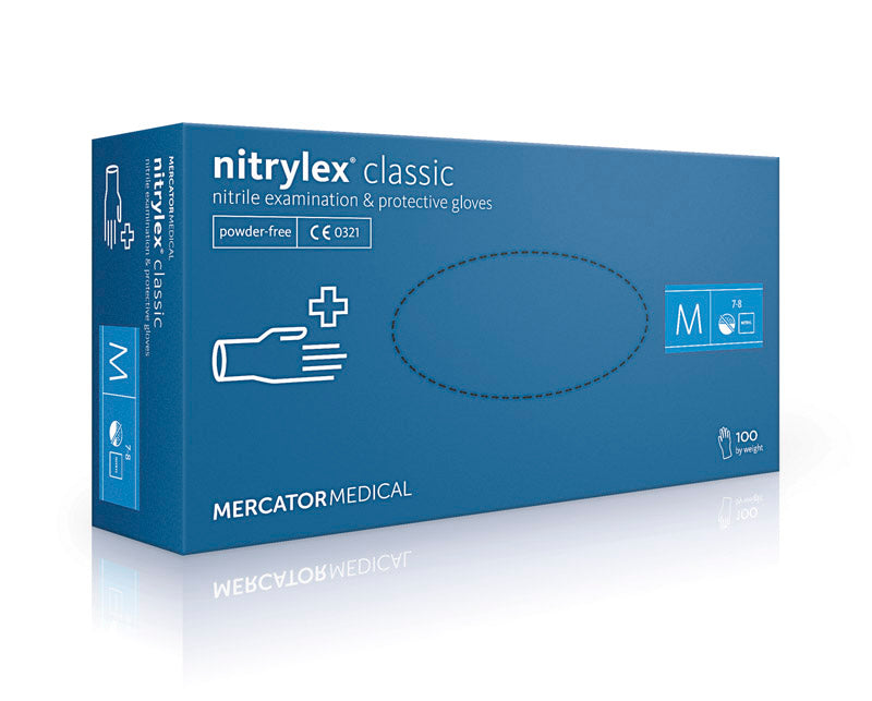 Jednokratne rukavice od nitrila NITRYLEX CLASSIC plave