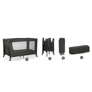 Kinderkraft Putni krevetić 2u1 LIGHT JOY, Grey
