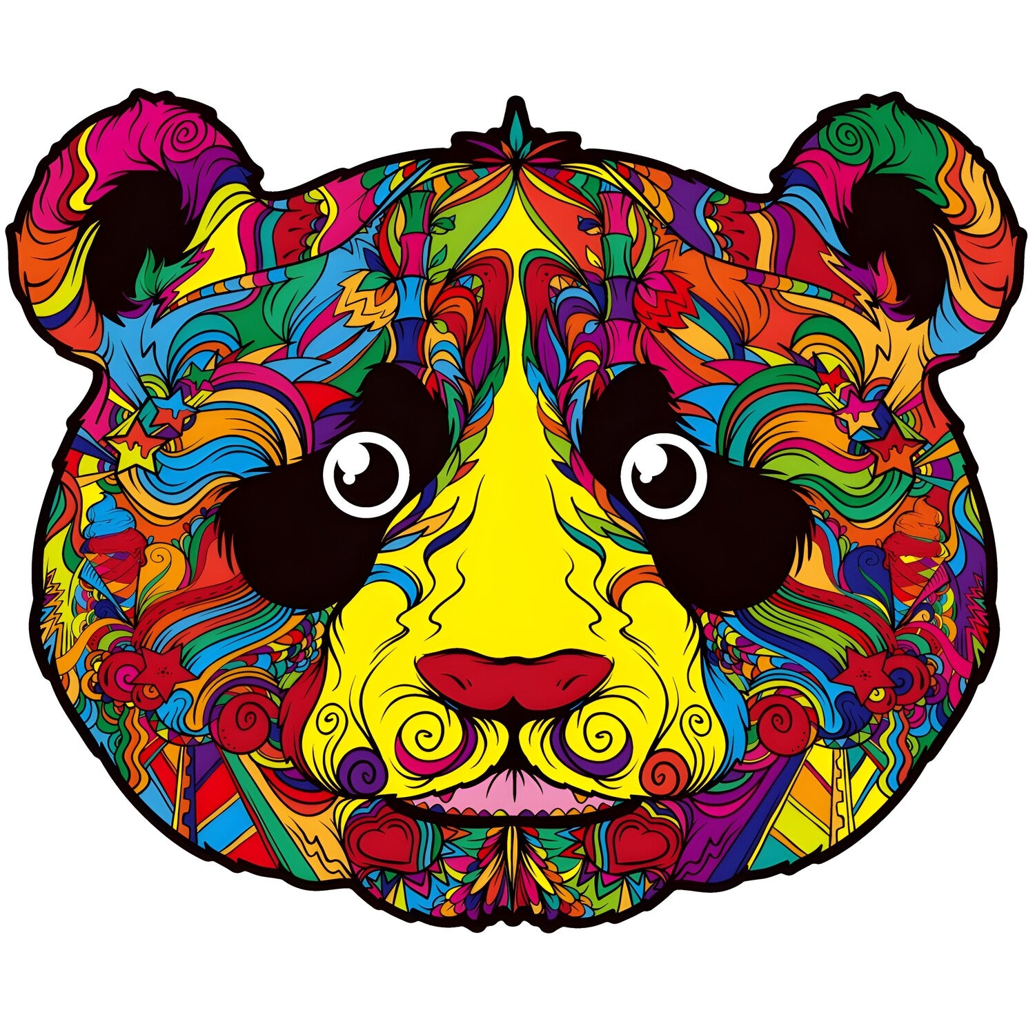 Drvene puzzle - Panda Bear / L KP21977