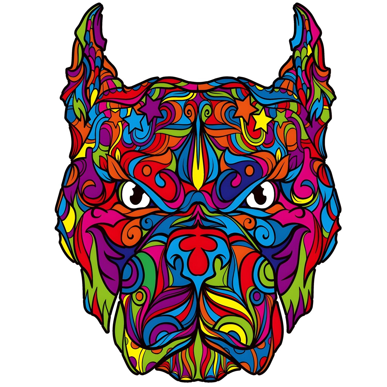 Drvene puzzle - Pitbull / M KP21943