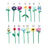 Plišani cvijet i kukci – 14 modela, visina 30 cm Model 02