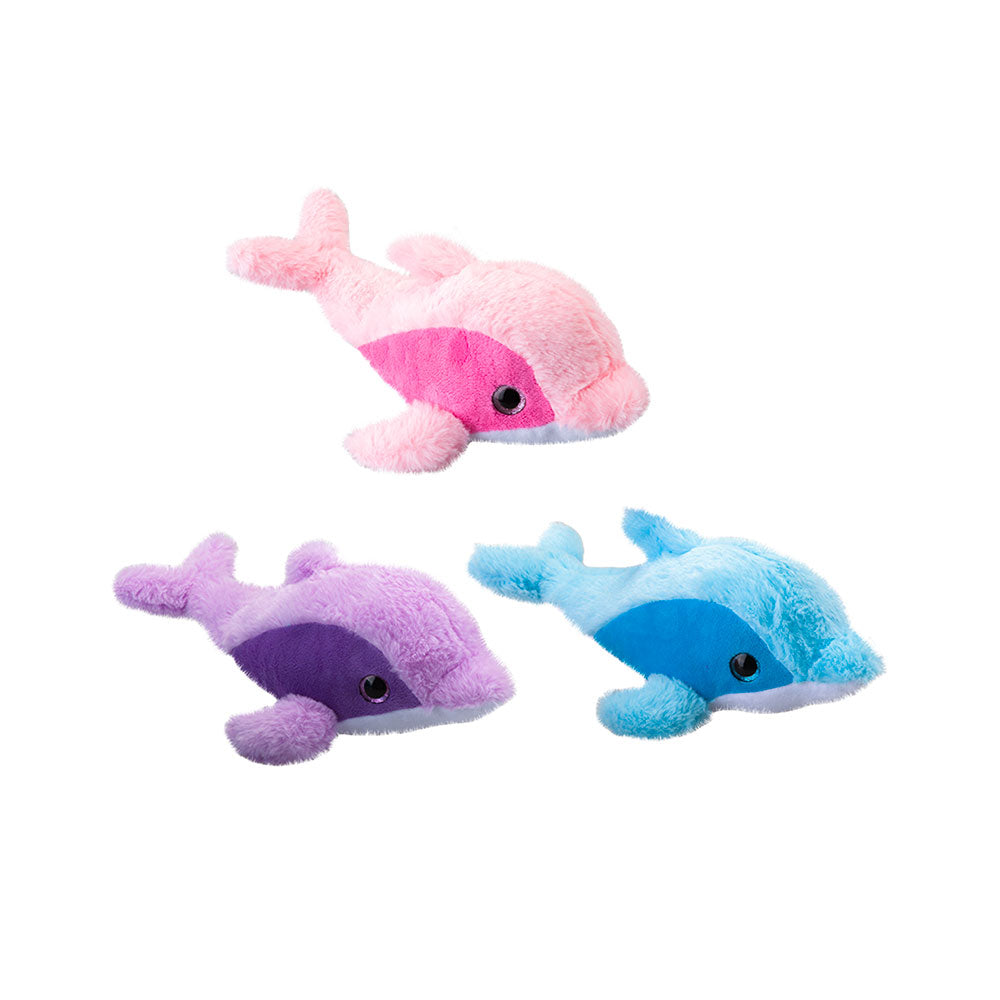 Plišani delfin čupavi Plava