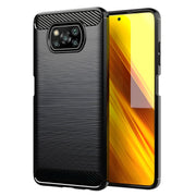 Futrola Carbon Shield TPU za Xiaomi Poco X3 NFC - Crna KP29557