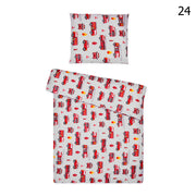 Posteljina set 2 elementa za krevet 180x80 cm uzorak-24