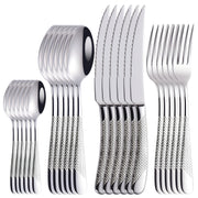 24-dijelni set pribora LU-26409 - Srebrna KP26409
