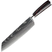 Kuhinjski nož BL-29419 - Kiritsuke / Crna / Smeđa KP29419