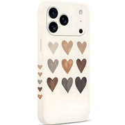 Pnakqil zaštitna futrola Hearts za Apple iPhone 17 Pro Max - Bež KP39897