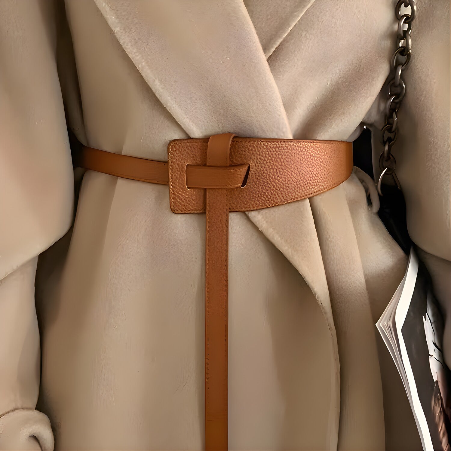 Ženski Vezni remen BP-39993 - Smeđa KP39993