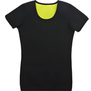 Ženska Neoprenska Fitness Majica FS - 40419 - Crna / Žuta / XL KP40419