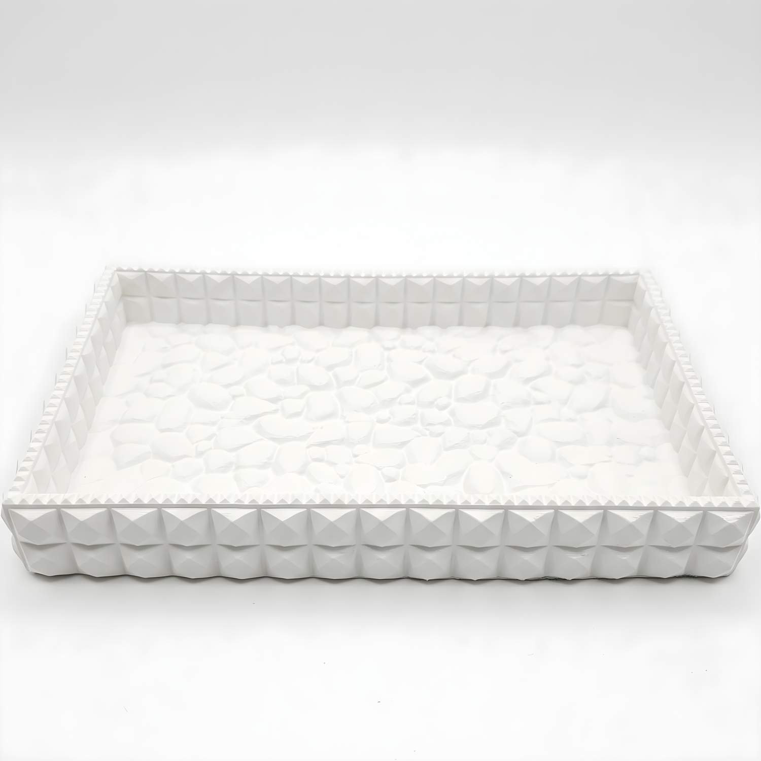 Dizajnerski pladanj Mozaik - Bijela KP41105