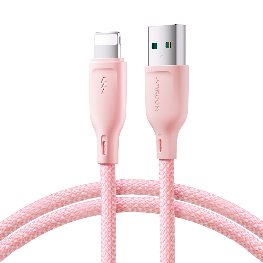 Kabel za punjenje Joyroom Multi-Color Series S-A34 USB-A / Lightning - Ružičasta