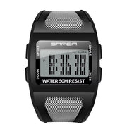 Digitalni sat SANDA AU-41785 - Bijeli / Crni KP41785