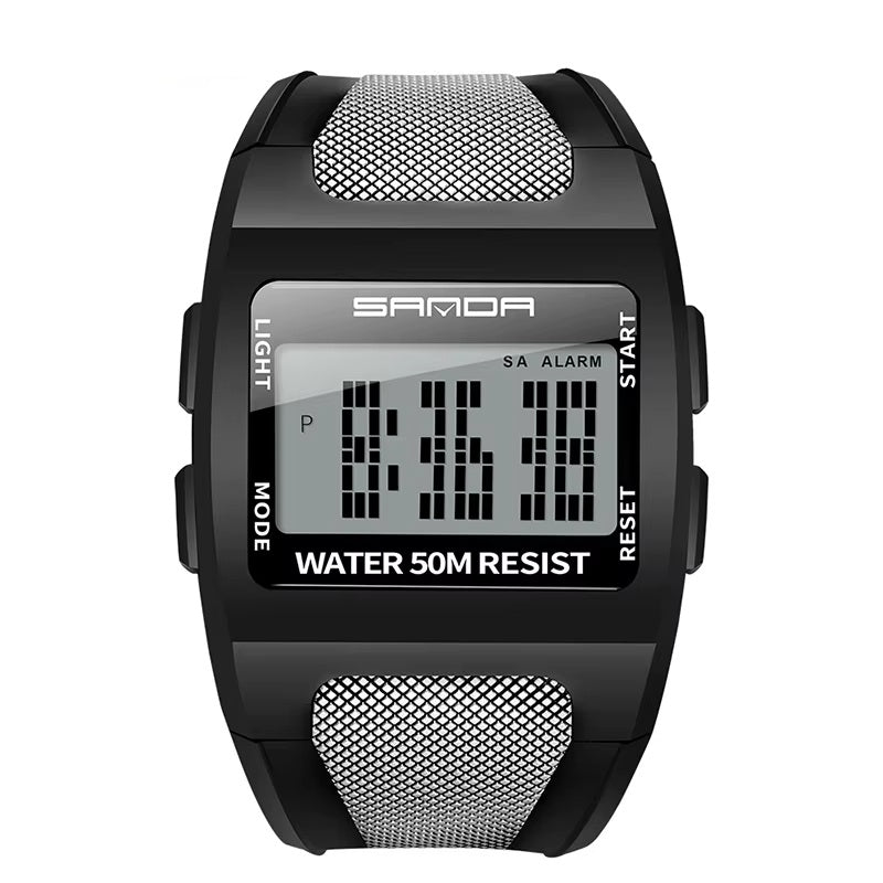 Digitalni sat SANDA AU-41785 - Bijeli / Crni KP41785