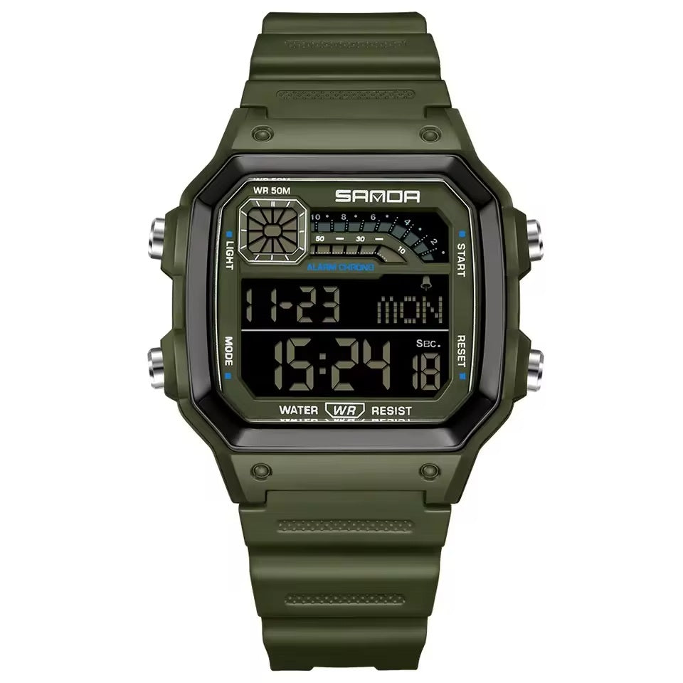 Digitalni sat SANDA BA-41788 - Zeleni KP41788
