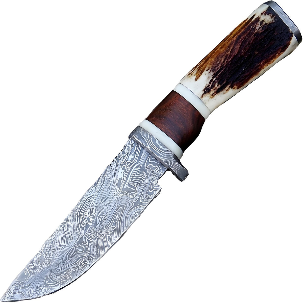 Damaščanski outdoor nož PV-42170 - Smeđi KP42170