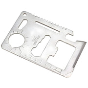 Multifunkcionalna multitool kartica - Srebrna KP39846