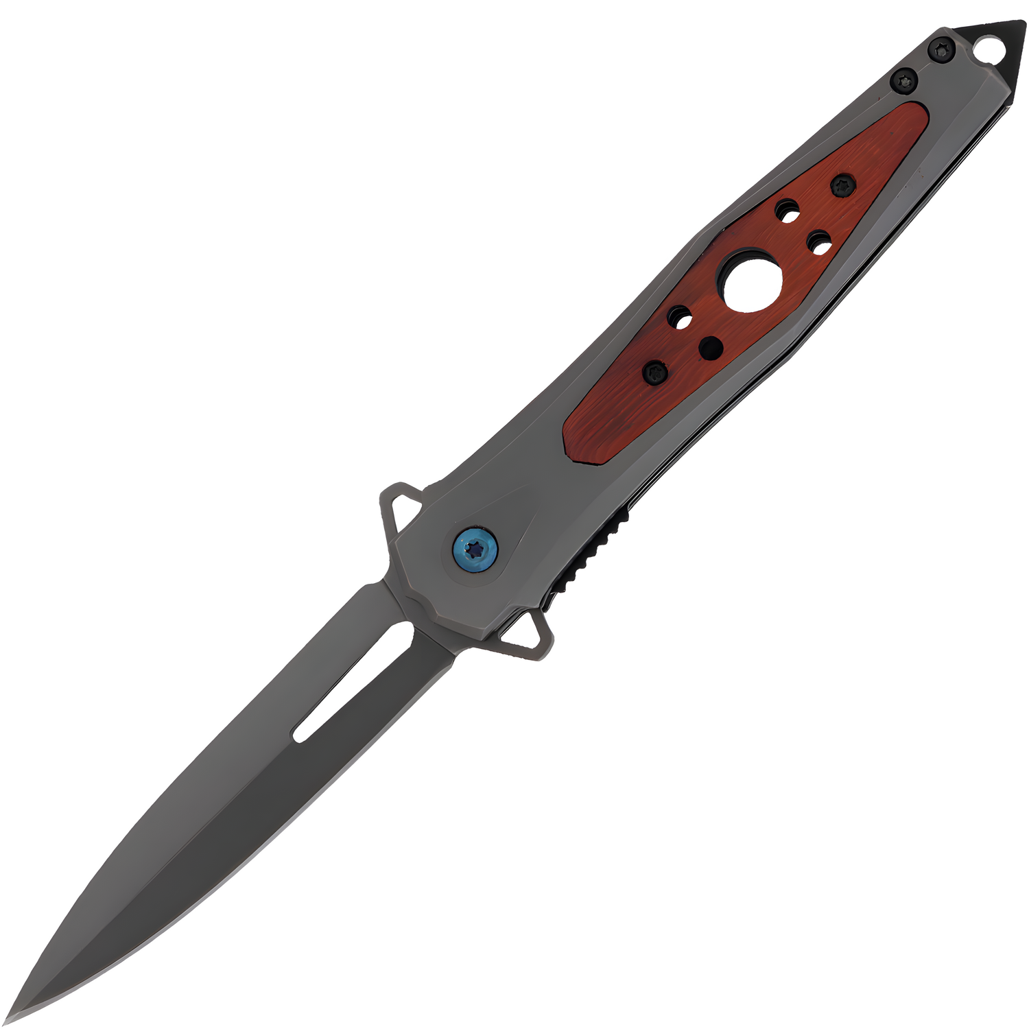 Outdoor sklopivi nož VN - 40958 - Siva / Smeđa KP40958