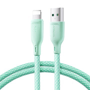 Kabel za punjenje Joyroom Multi - Color Series S - A34 USB - A / Lightning - Zelena / 1m KP41442