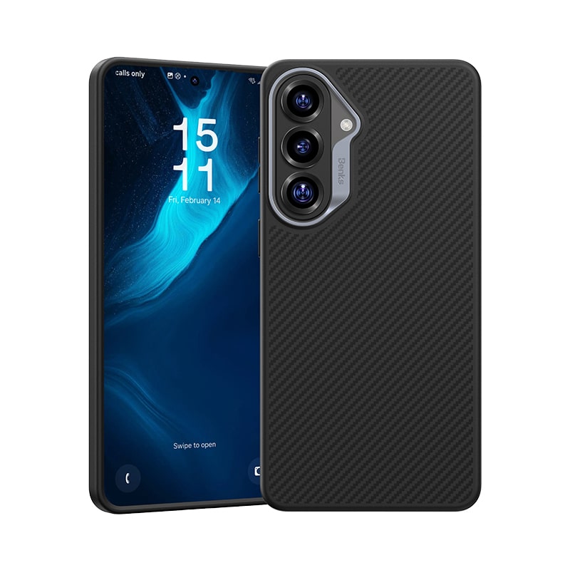 Benks Magnetic Armor Pro Kevlar maska sa metalnim okvirom za Samsung Galaxy S26 - crna