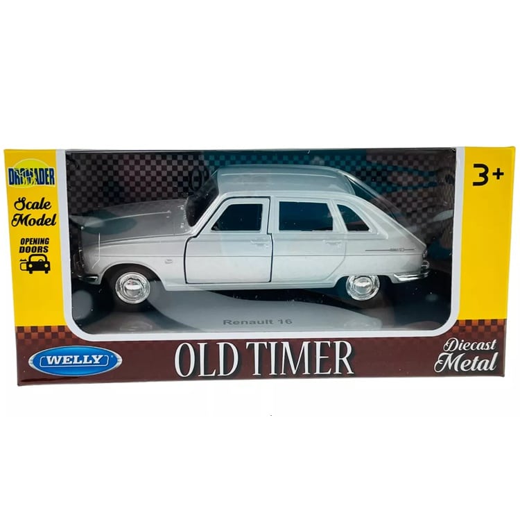 Renault 16 silver 1:34