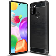 Futrola Carbon Shield TPU za Samsung Galaxy A21s - Crna KP29529