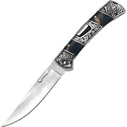 Vanjski preklopni nož A3159 - 24 / 10,3cm / Crna / Smeđa KP39398