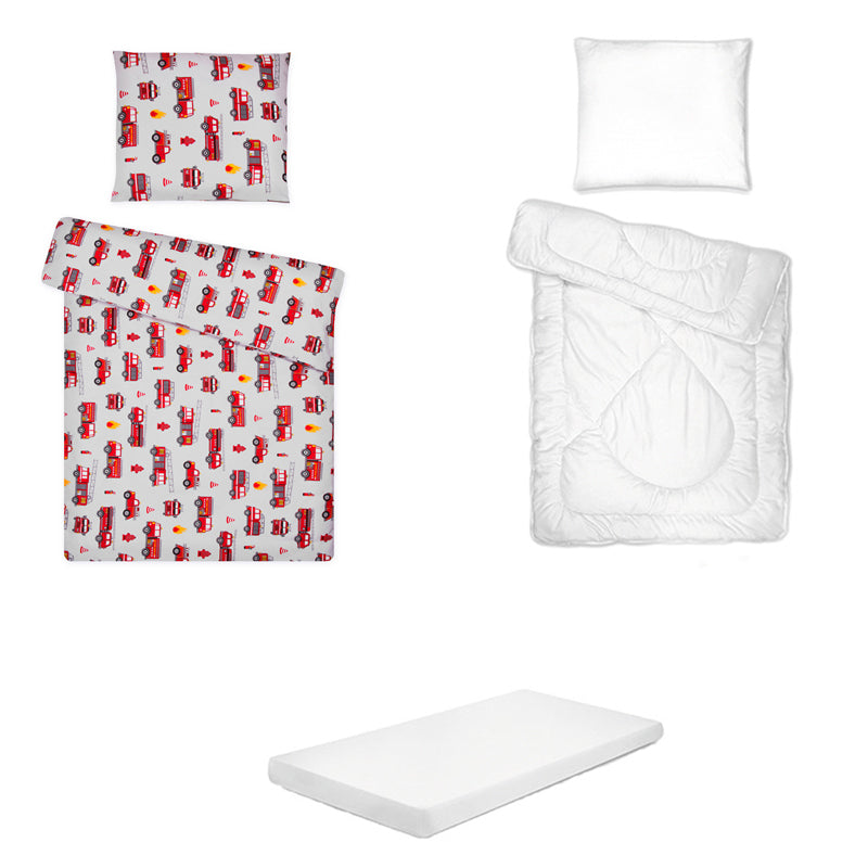 Posteljina set 5 elemenata za krevet 160x80 cm uzorak-32