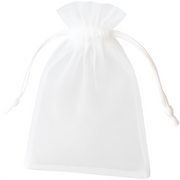 Poklon organza vrećica - Bijela / 10x12cm / 10kom KP38484