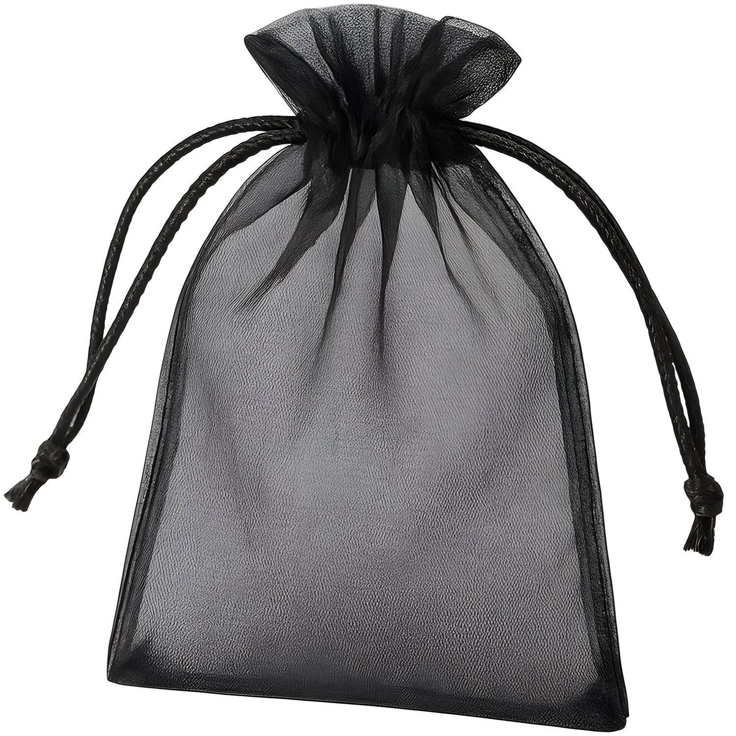 Poklon organza vrećica - Crna / 7x9cm / 10 kom KP38481