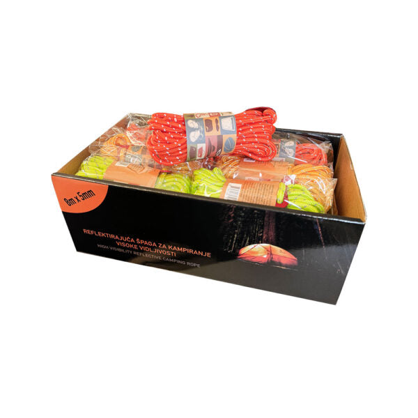 Reflektirajuća špaga za kampiranje Žuta