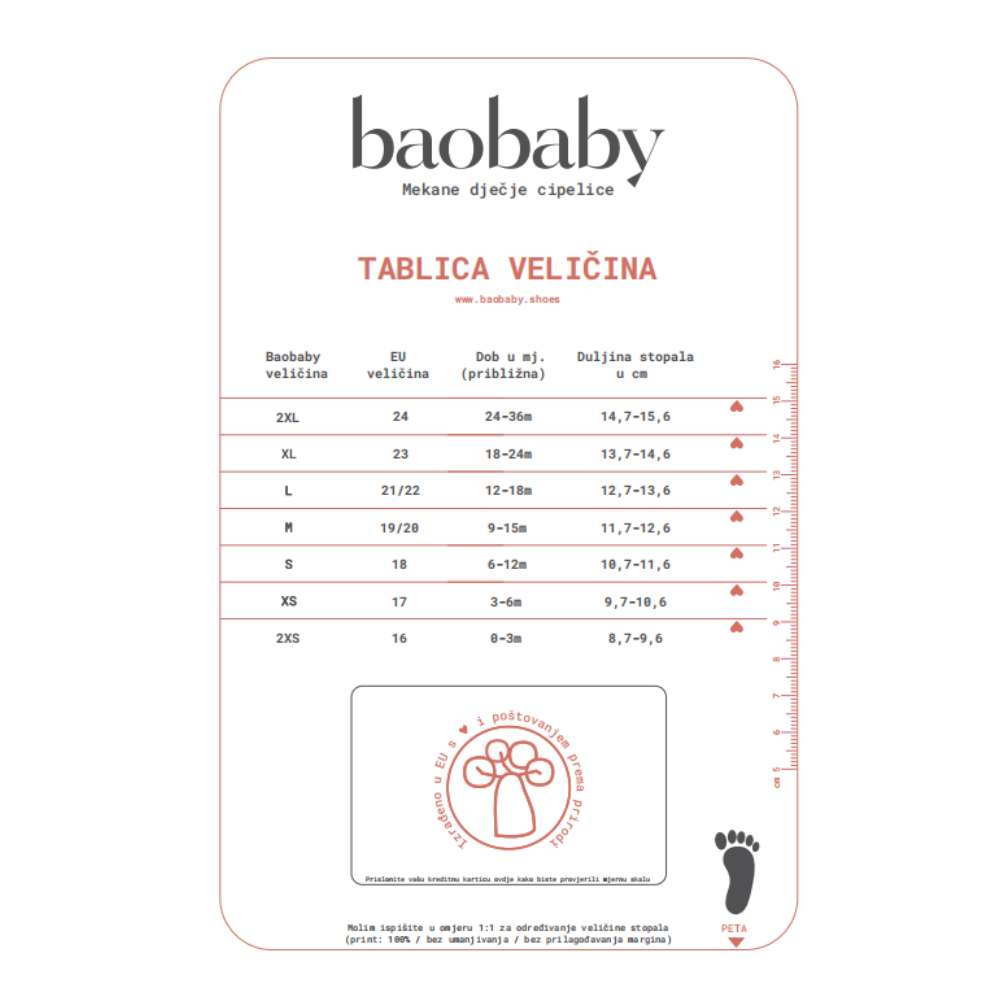 Baobaby Pelice - cipelice, piruetice, Powder, XS