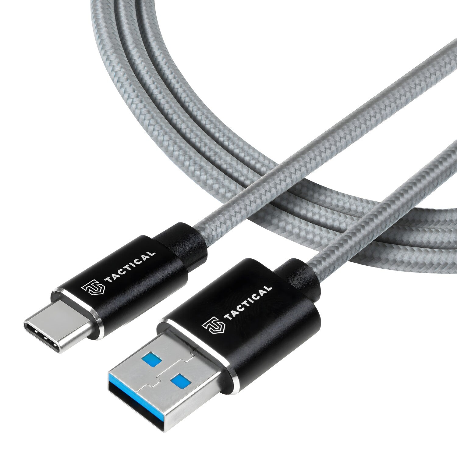 Tactical Aramid ekstra čvrsti USB-A/USB-C kabel - 1m - Siva KP31190