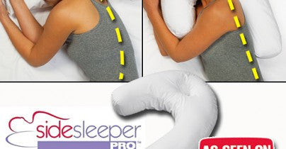 Side Sleeper, jastuk za bočno spavanje (pogledajte video)