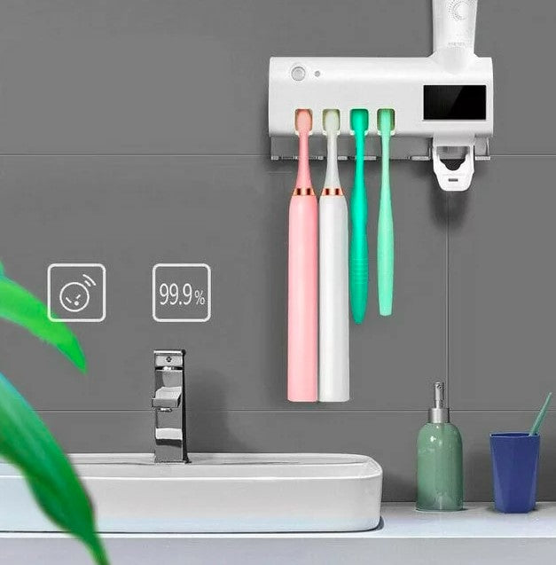 Držač četkica, UV sterilizator i automatski dozator paste za zube