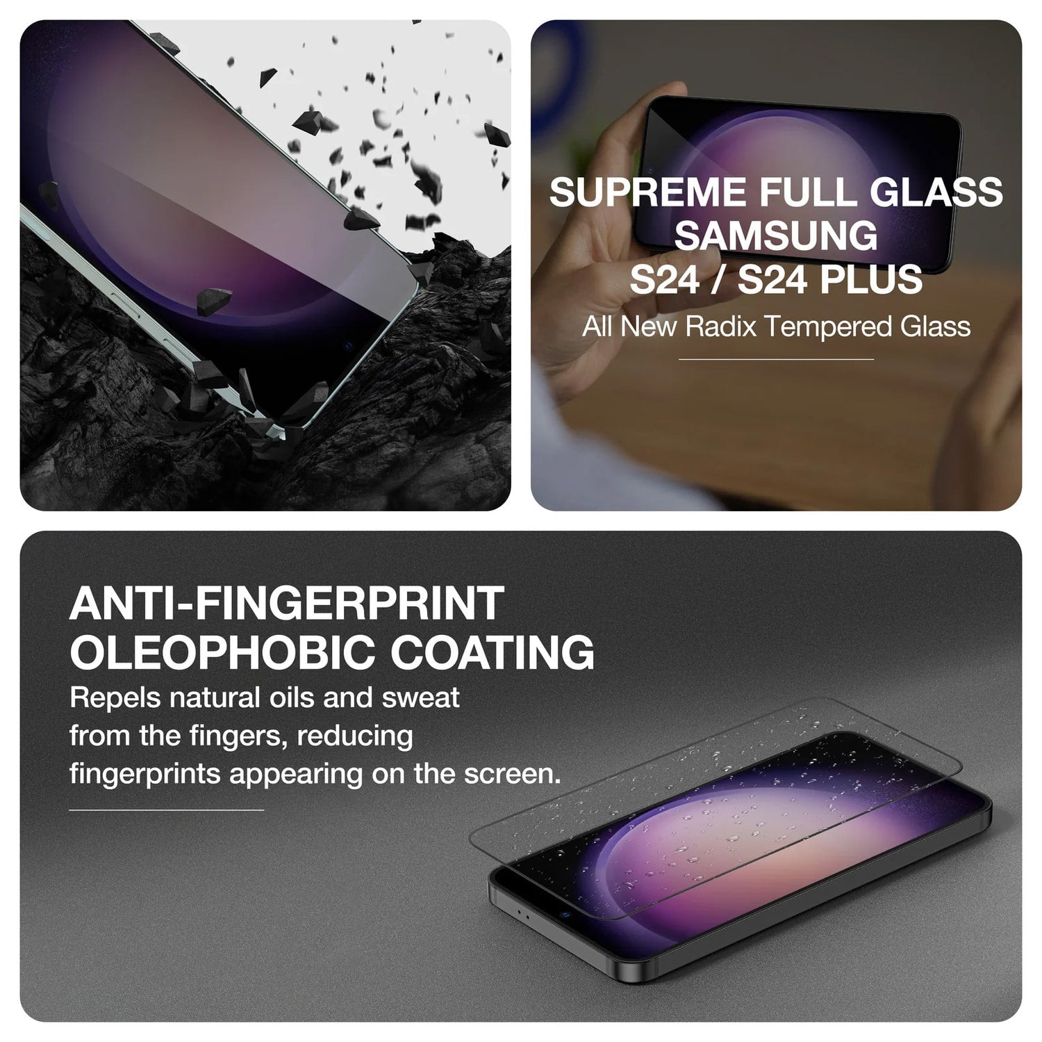 AMAZING THING RADIX FULL GLASS KALJENO STAKLO ZA SAMSUNG GALAXY S24/S25