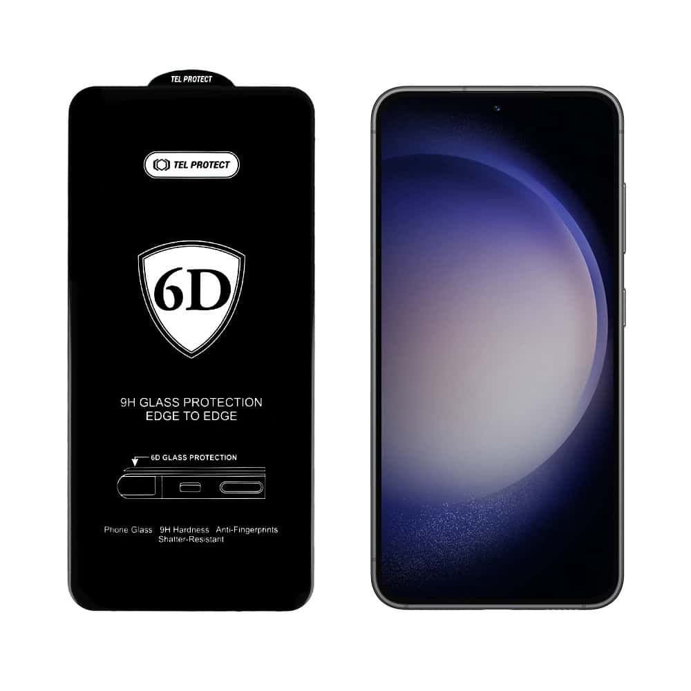 FULL GLUE 6D KALJENO STAKLO ZA SAMSUNG GALAXY S24 BLACK (SA OTKLJUČAVANJEM OTISKOM PRSTIJU)