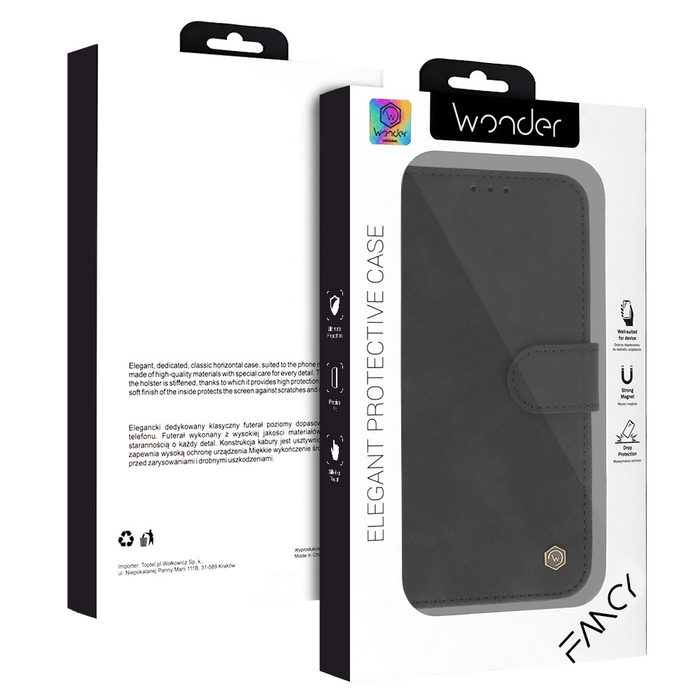 Wonder Fancy futrola za Xiaomi Redmi Note 14 5G crna