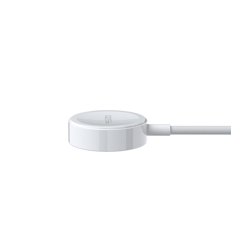 Yesido CA113 induktivni punjač za Apple Watch pametni sat s Type-C na Lightning kabelom -bijele boje