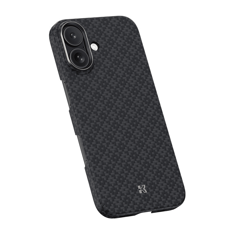 Benks Magnetic Air Armor Grid Kevlar maska ​​s metalnim okvirom 600D za iPhone 17 crna