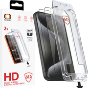 Tel Protect Dust-Free Easy Fit Full Glue 6D kaljeno staklo za Samsung Galaxy A56/A57 5G crno - 2 kom.