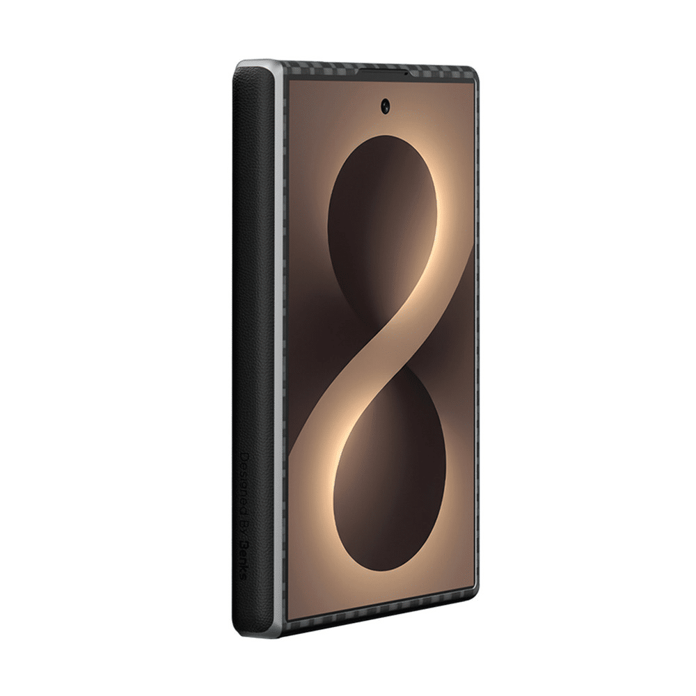 Benks Magnetic Armor Grid Air Grand Combo maska + GlassWarrior zaštitno staklo za Samsung Galaxy Z Fold 8 crna