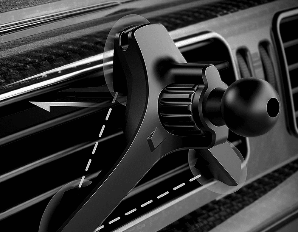 Blavec BH-09 Magnetni držač za ventilacijski otvor automobila (BH09-MAVB) crni