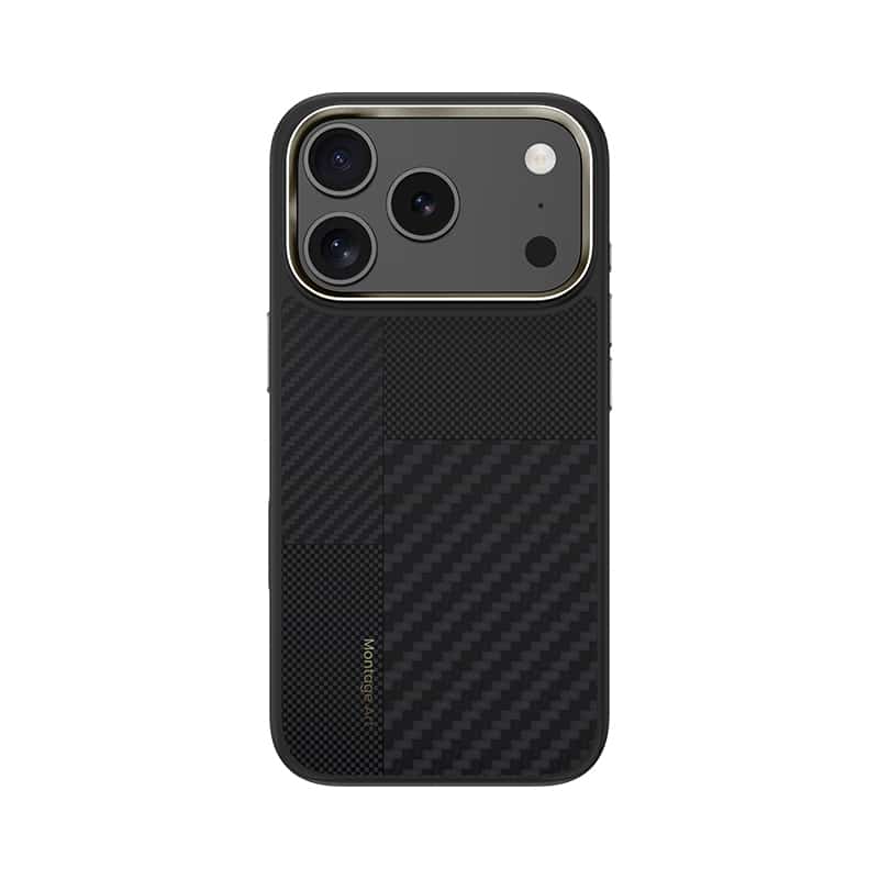 Benks Montage Magnetic Armor Pro Kevlar maska ​​s metalnim okvirom 600D+1500D (MA69) za iPhone 17 Pro crna (gumb za upravljanje kamerom)